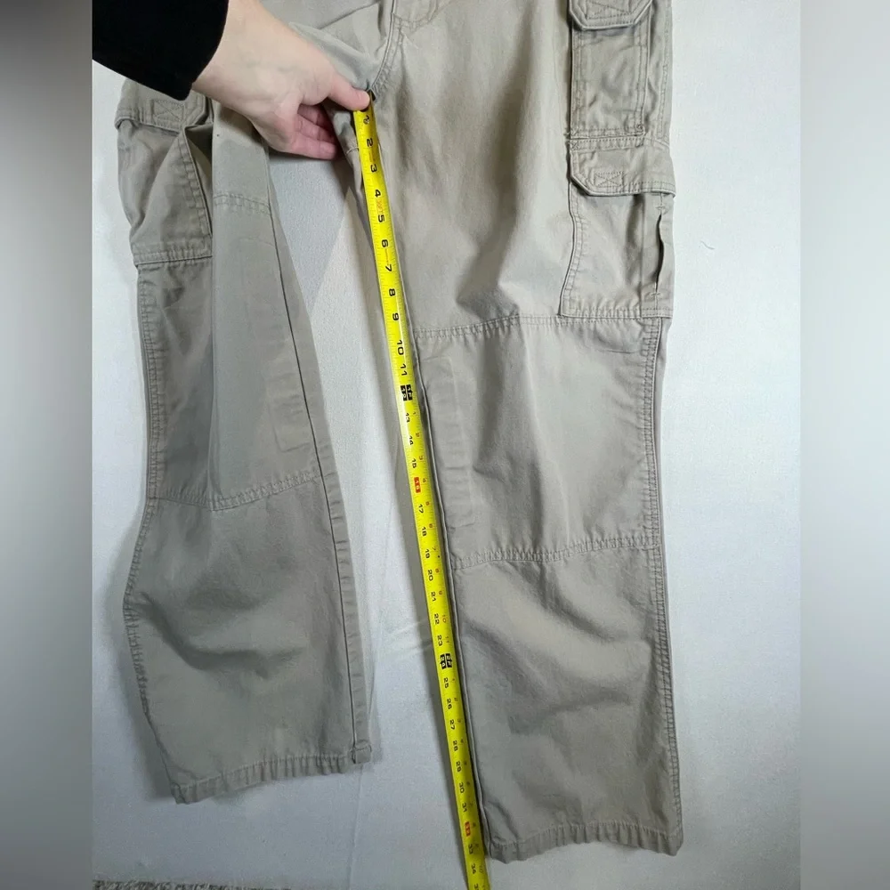5.11 Tactical Cargo Pants Men’s 36x34 Khaki Cotton Canvas Style 74251